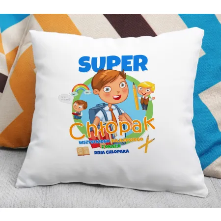 Poduszka dla CHŁOPAKA Super chłopak